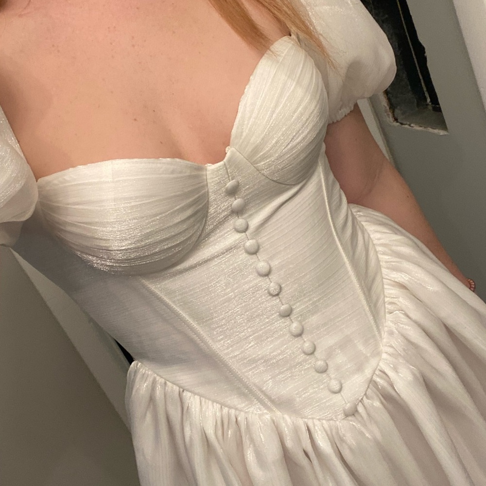 Adeirlina Here Comes The Sun Dress White